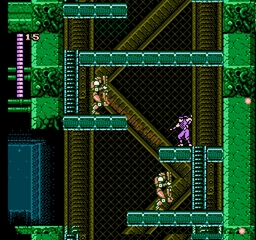 une photo d'Ã©cran de Blue Shadow sur Nintendo Nes